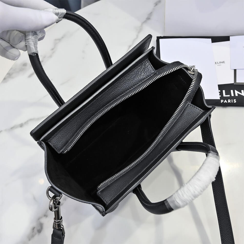 CELINE NANO LUGGAGE BAG IN CALFSKIN