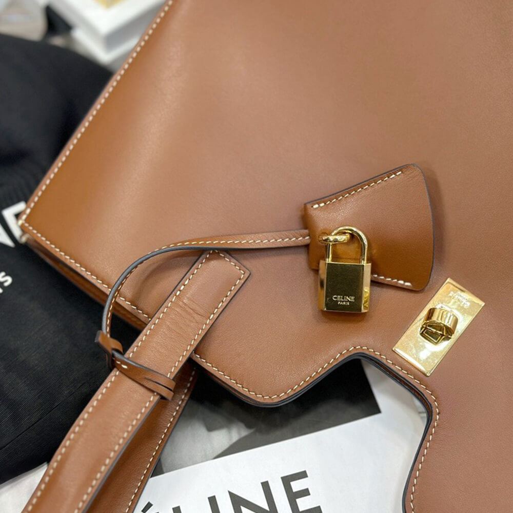 CELINE CABAS 16 IN SUPPLE SMOOTH CALFSKIN