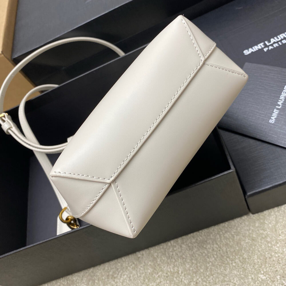 MINI TOY SHOPPING SAINT LAURENT IN BOX LEATHER