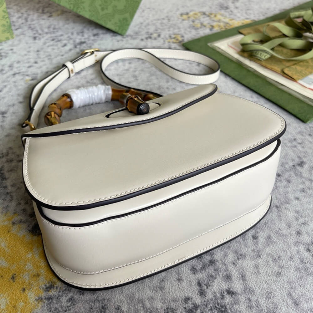 G*u*i bamboo 1947 jumbo gg small top handle bag