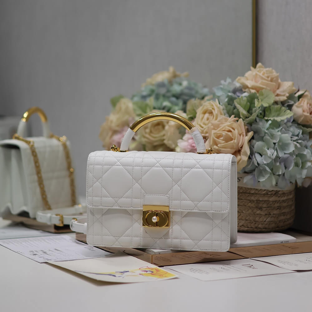 Small FLAP BAG WITH TOP HANDLE