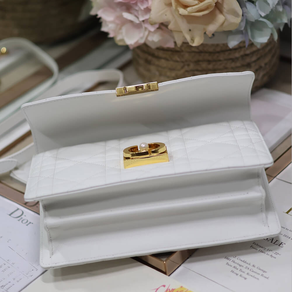 MINI FLAP BAG WITH TOP HANDLE