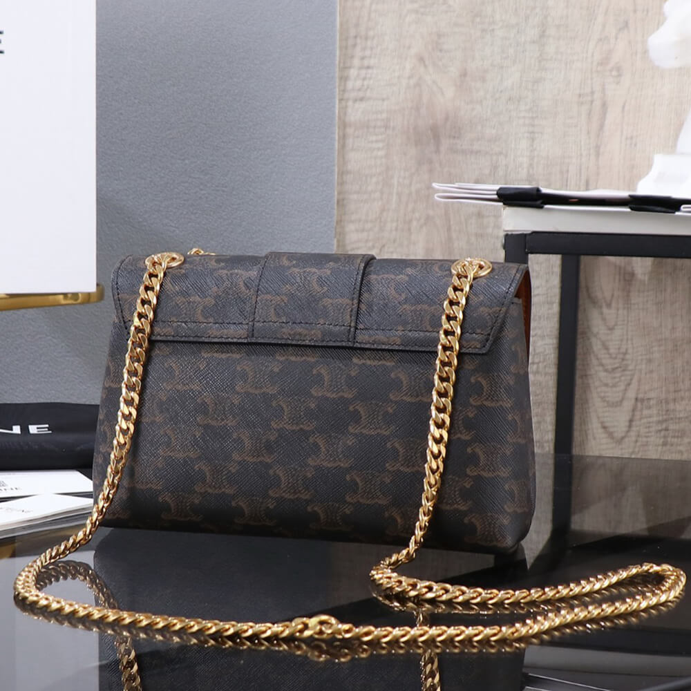 CELINE TEEN CELINE VICTOIRE BAG in Triomphe Canvas
