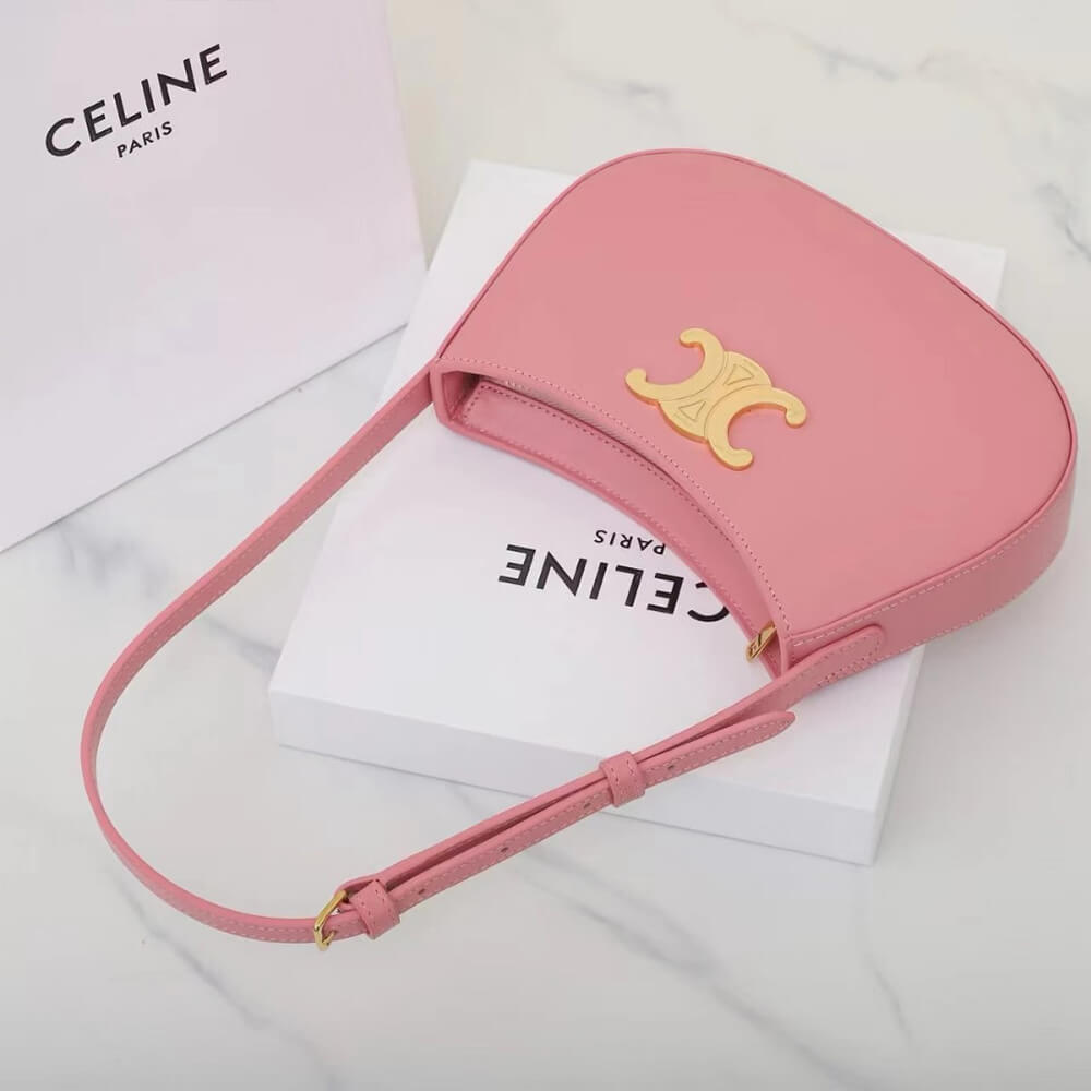 CELINE MEDIUM TILLY BAG in shiny calfskin