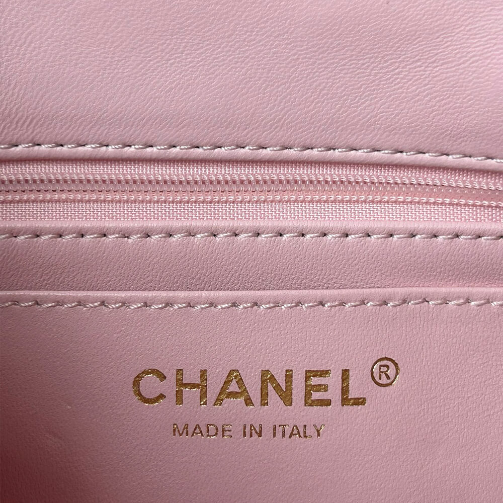 CHANEL Mini Classic Handbag With Top Handle