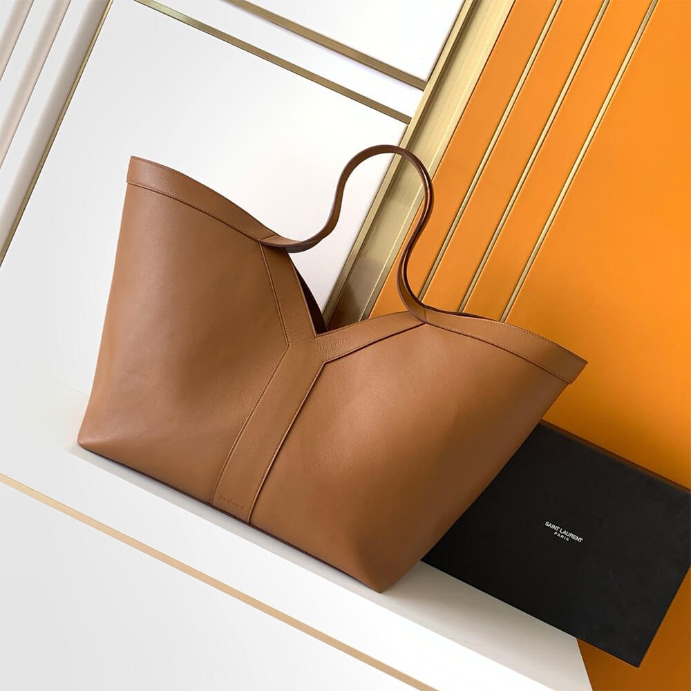 YSL Y TOTE IN LEATHER(HIGH-END GRADE)