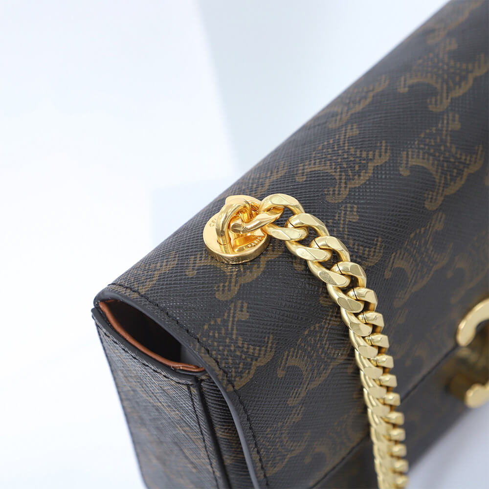 CELINE CHAIN SHOULDER BAG CLAUDE