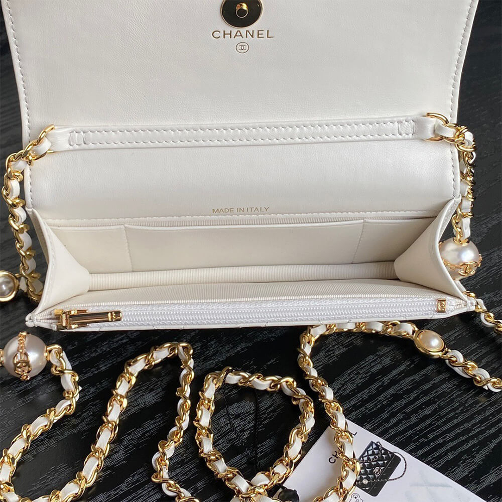 CHANEL Flap Phone Holder with Chain(HIGH-END GRADE)
