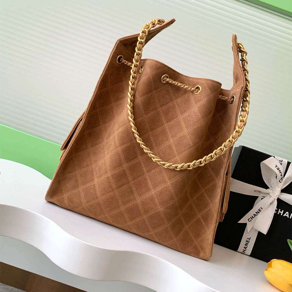 CHANEL 25 Medium Handbag SUEDE(high-end grade)