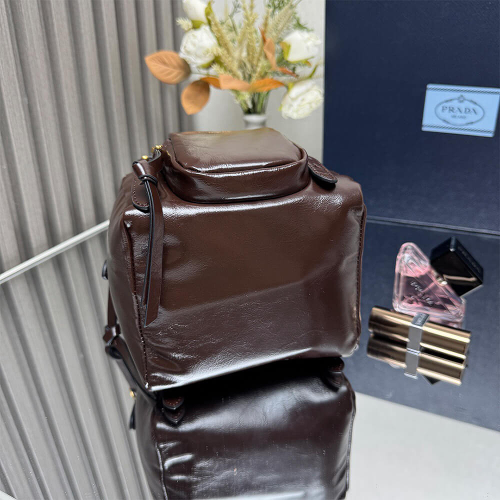 Prada Dangle leather top-handle mini-bag(HIGH-END GRADE)