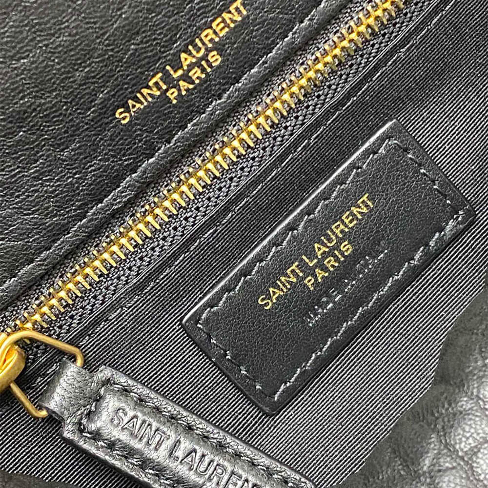 YSL calypso medium in grained lambskin