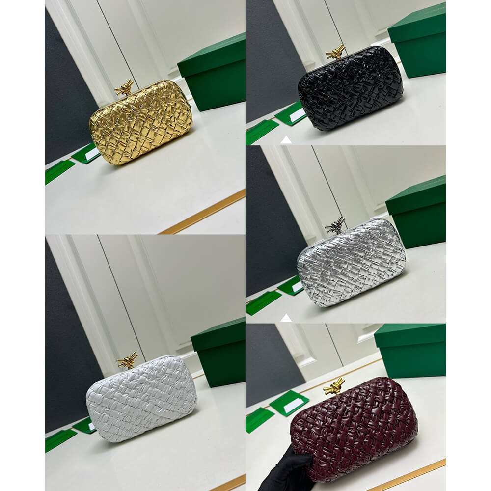 b0tte*a Ven*ta knot intrecciato leather clutch(high-end grade)
