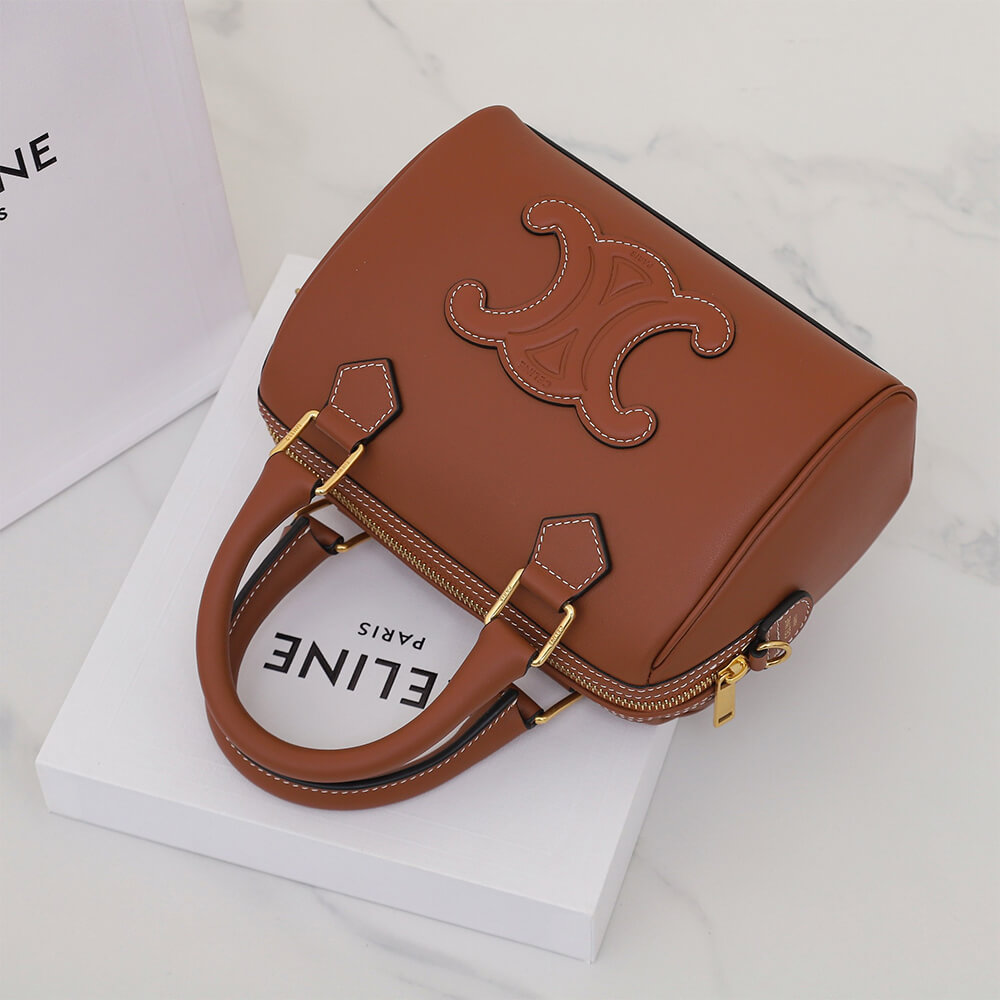 CELINE SMALL BOSTON IN Smooth Calfskin